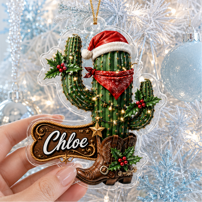 Personalized Boost Western Cactus Acrylic