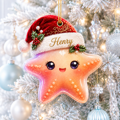 Animal With Santa Hat Starfish