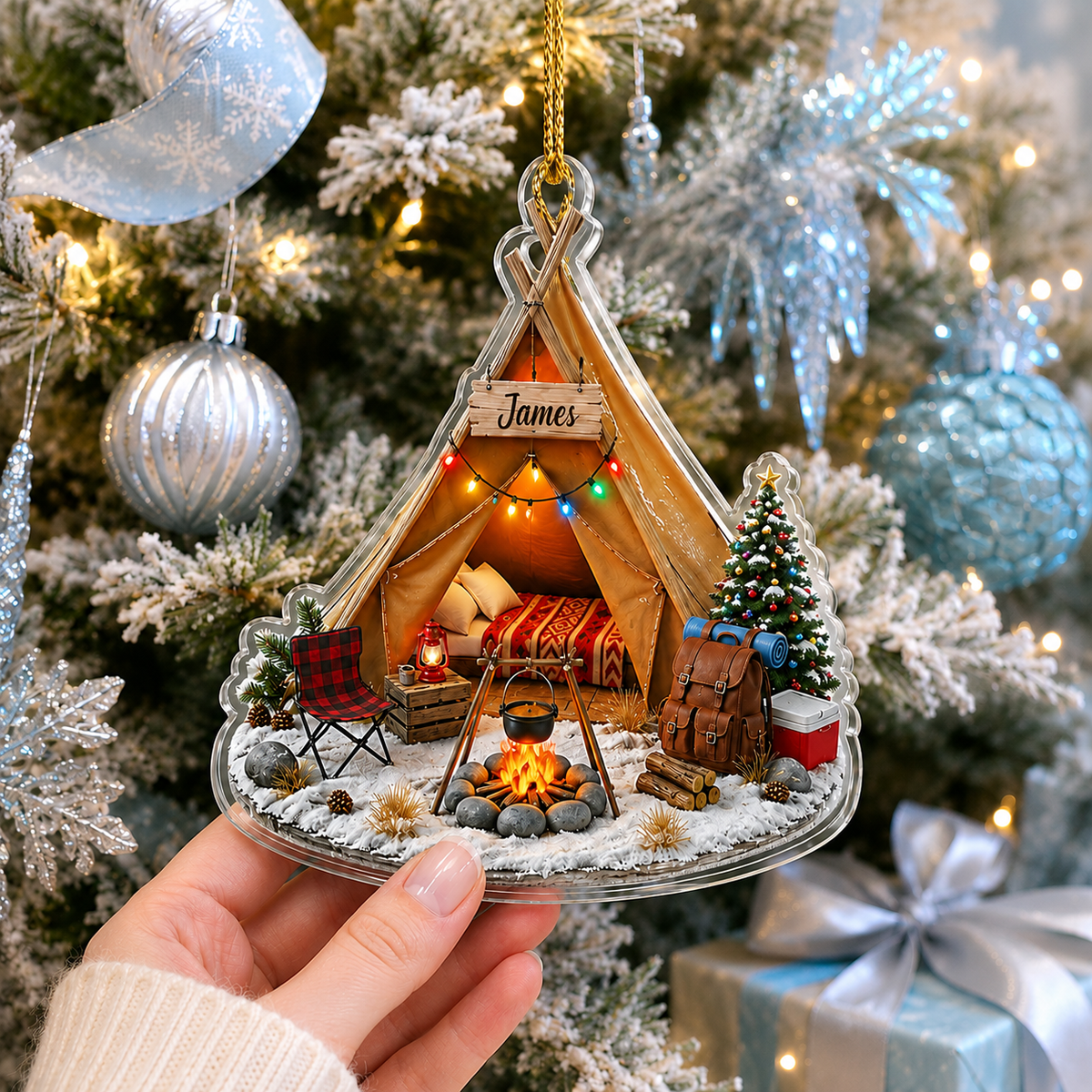Camping Personalize Acrylic Cook Camping