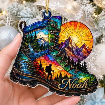 Custom Name Hiking And Trekking Acrylic Style 16