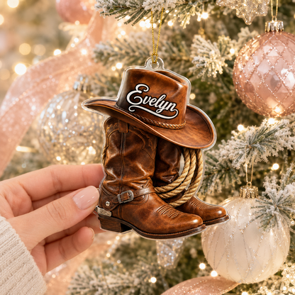 Personalized Boost Western Cowgirl Acrylic