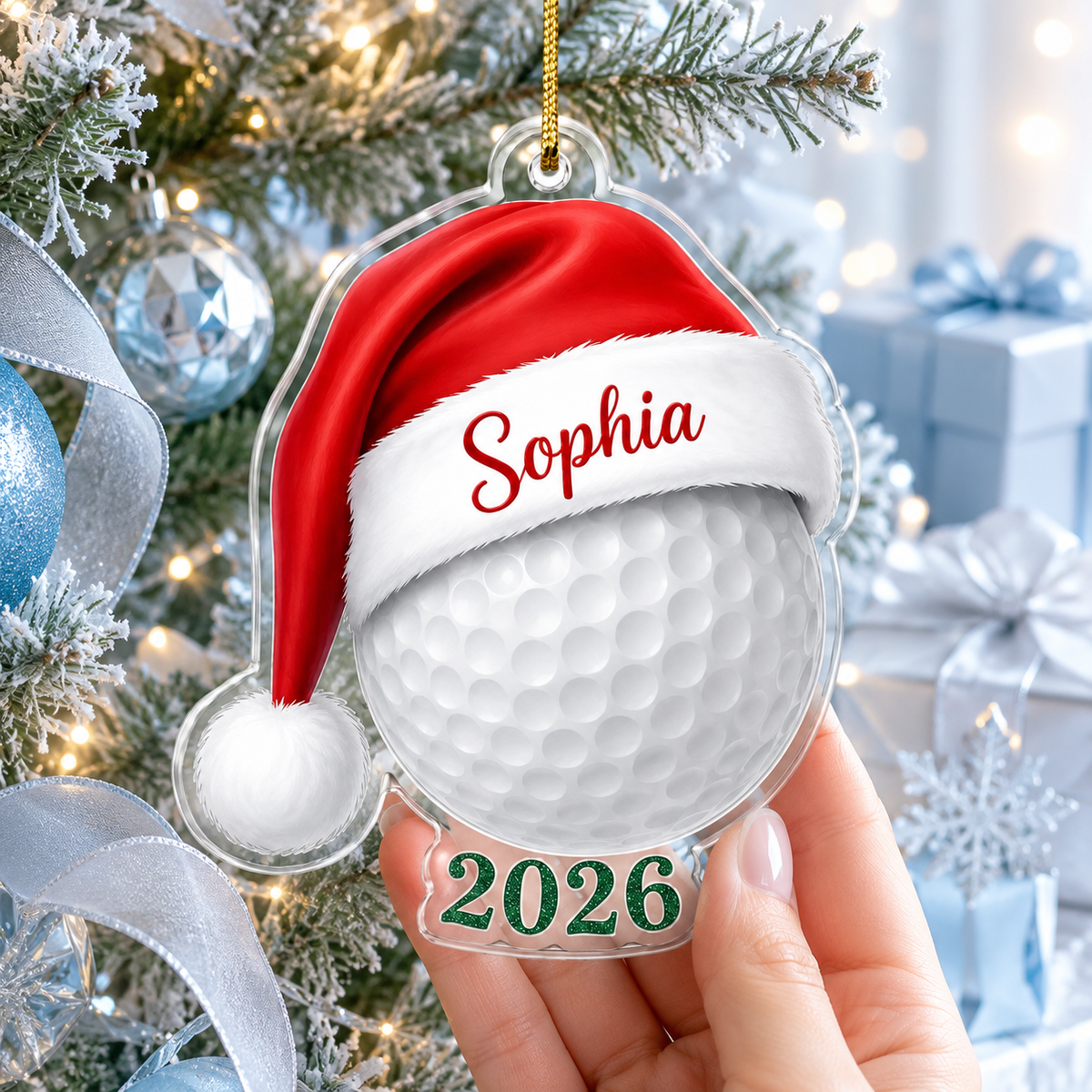 Christmas Sports 2026 Golf Acrylic