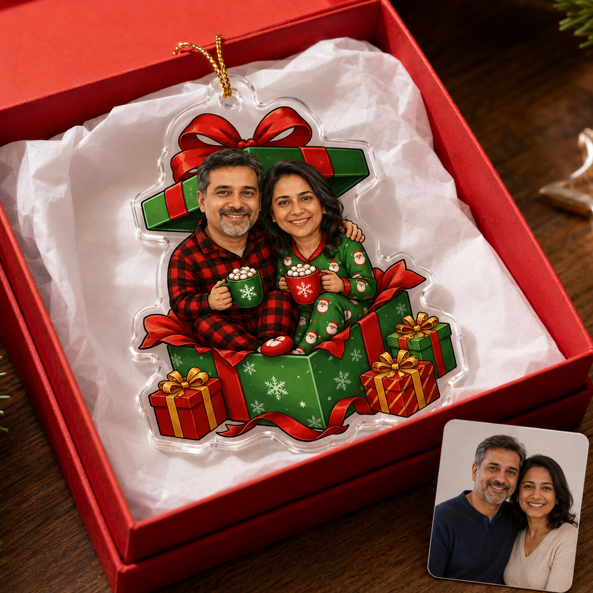 Custome Photo Couple Present