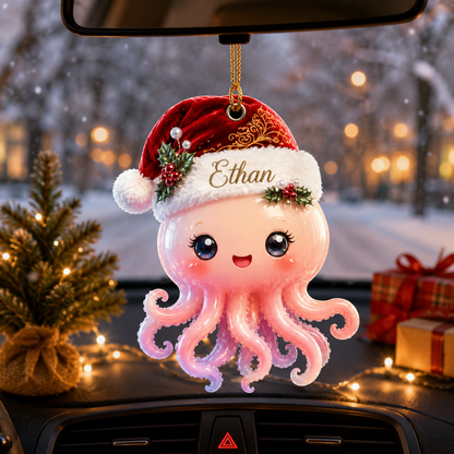 Animal With Santa Hat Octopus