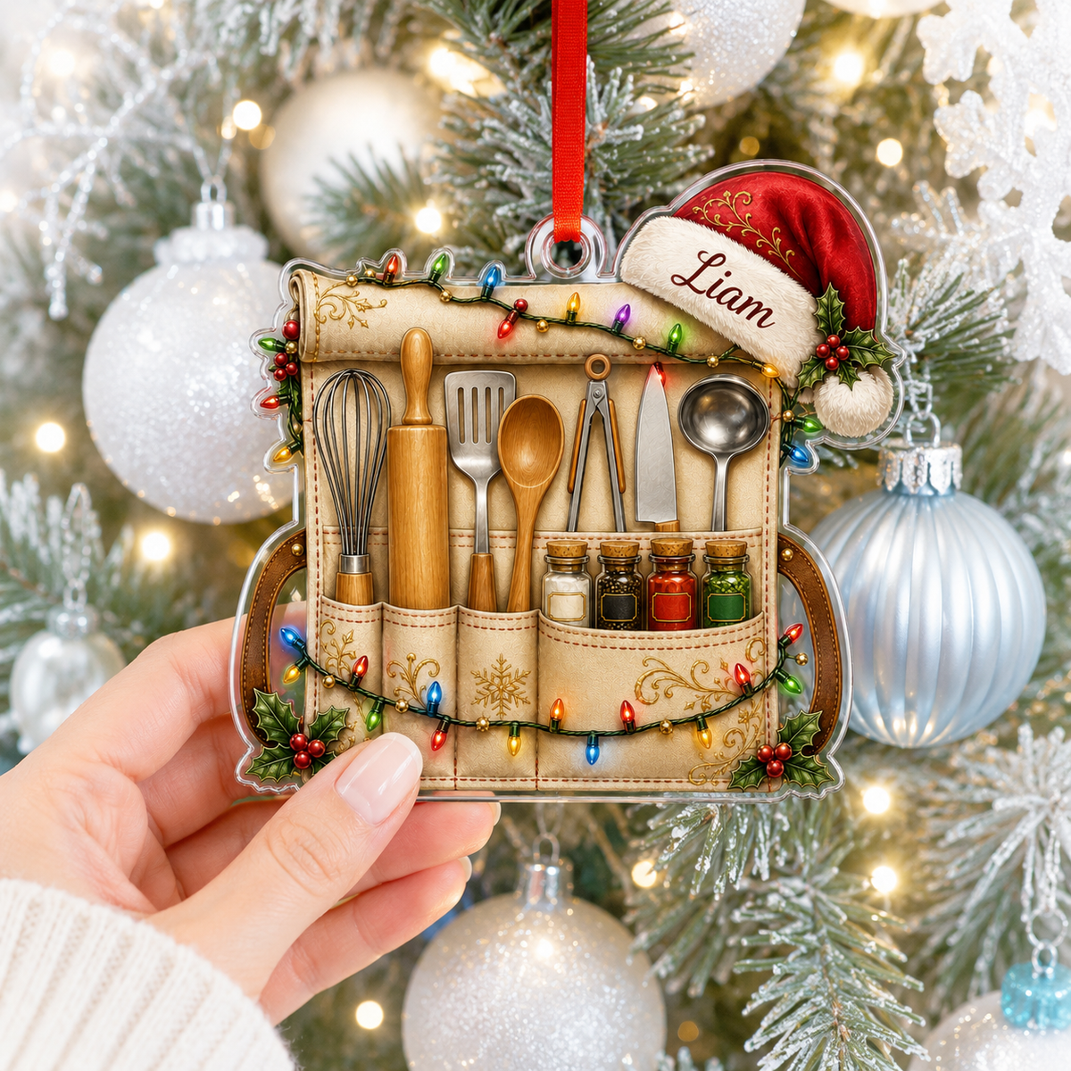 Personalized Kitchen Utensils Acrylic Utensils Set