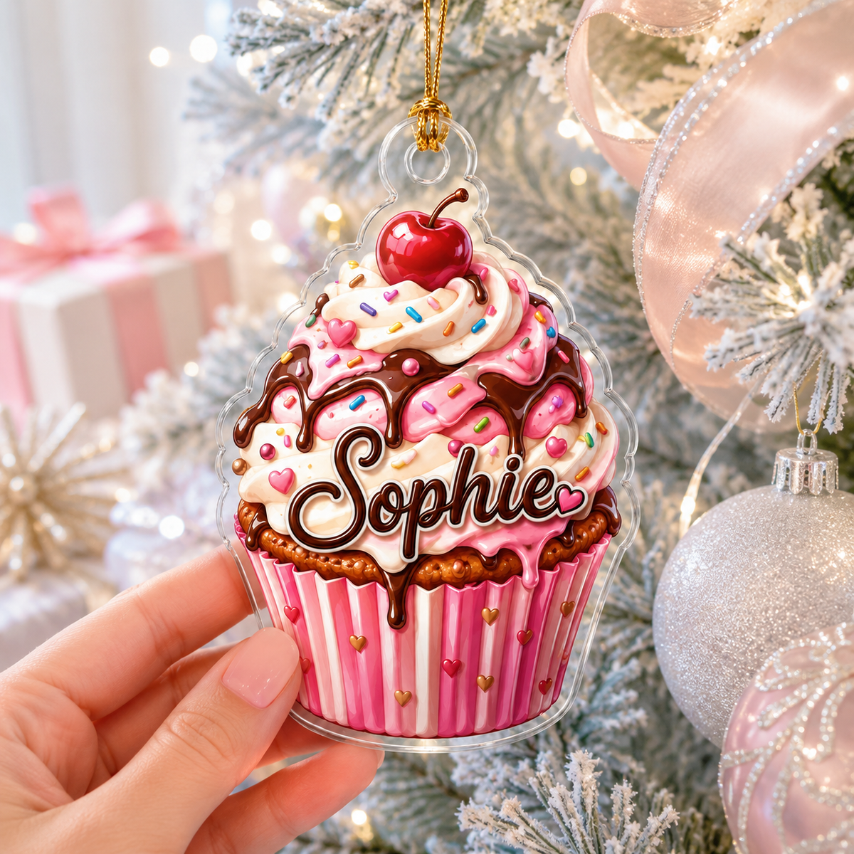 Custom Dessert Cupcake Acrylic