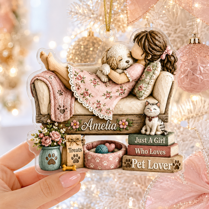 Personalized Just A Girl Hobby Pet Lover