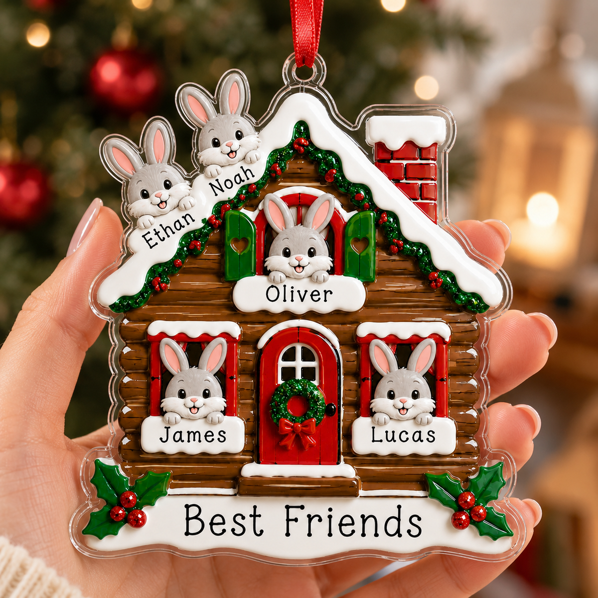 Christmas Animal House Rabbit