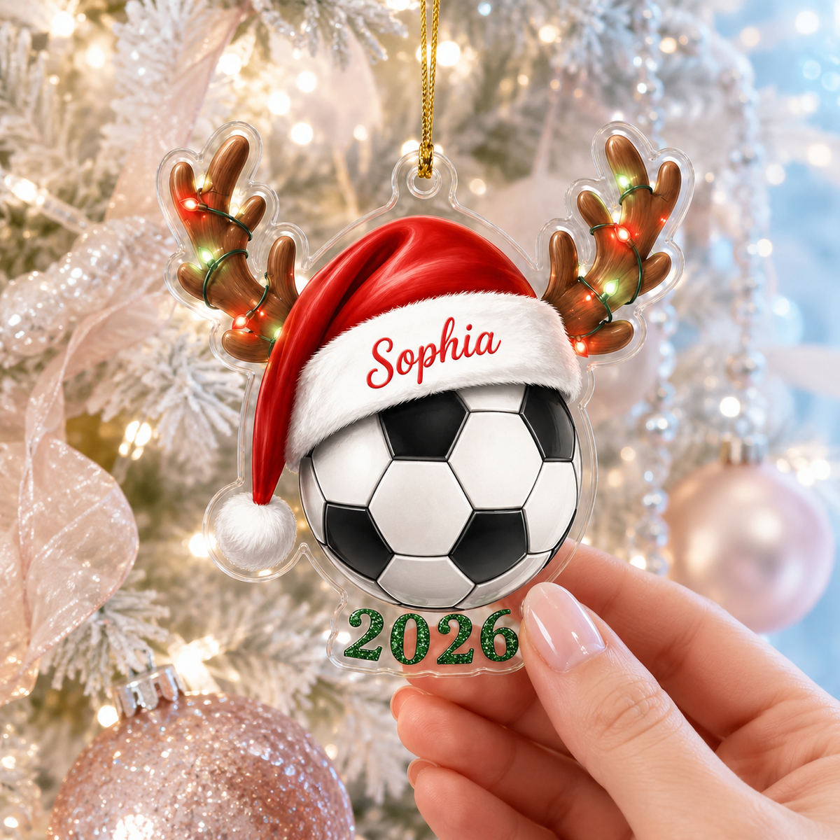 Christmas Sports 2026 Soccer Acrylic