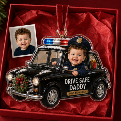 Photo Baby Police Car