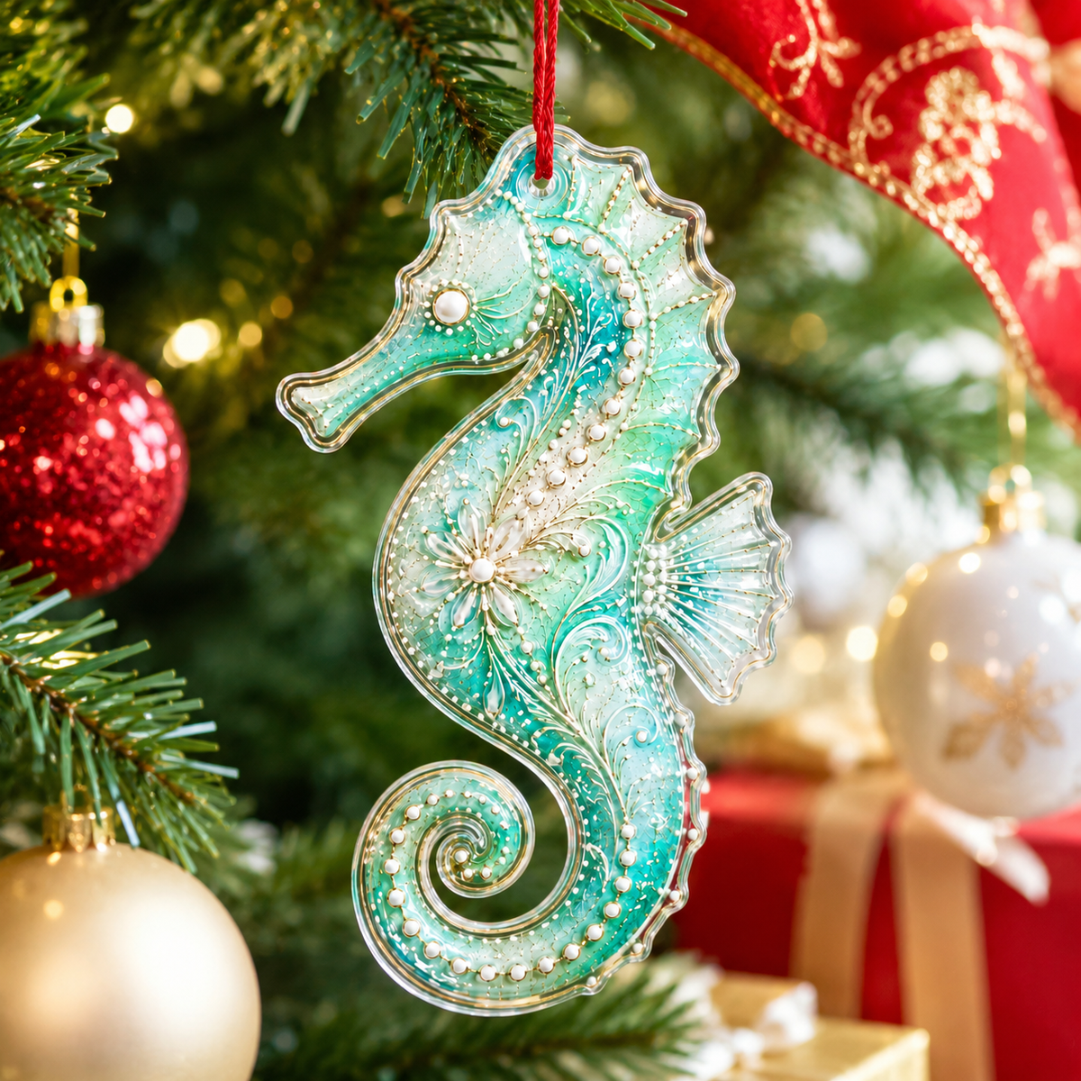 Summer Ocean Animals Seahorse