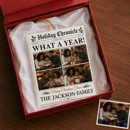 Family Photo Newspaper