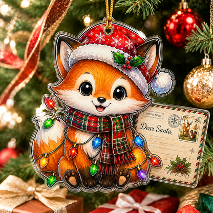 Animal With Christmas Led Fox