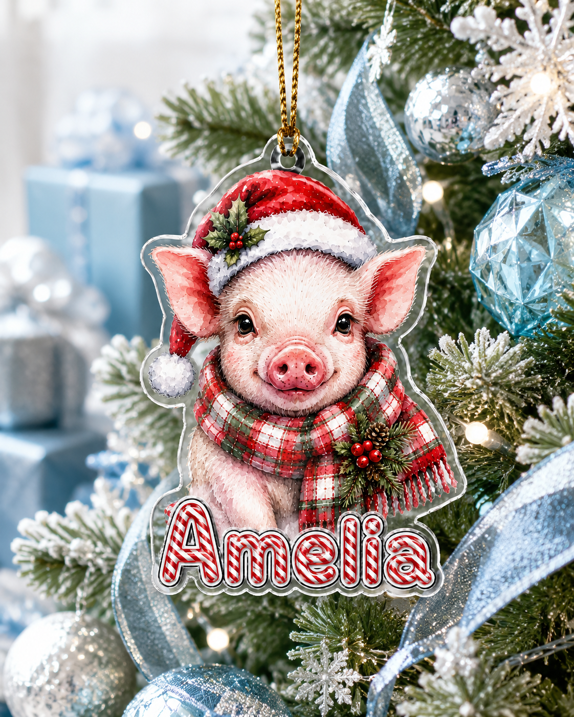 Christmas Farm Animal Piglet