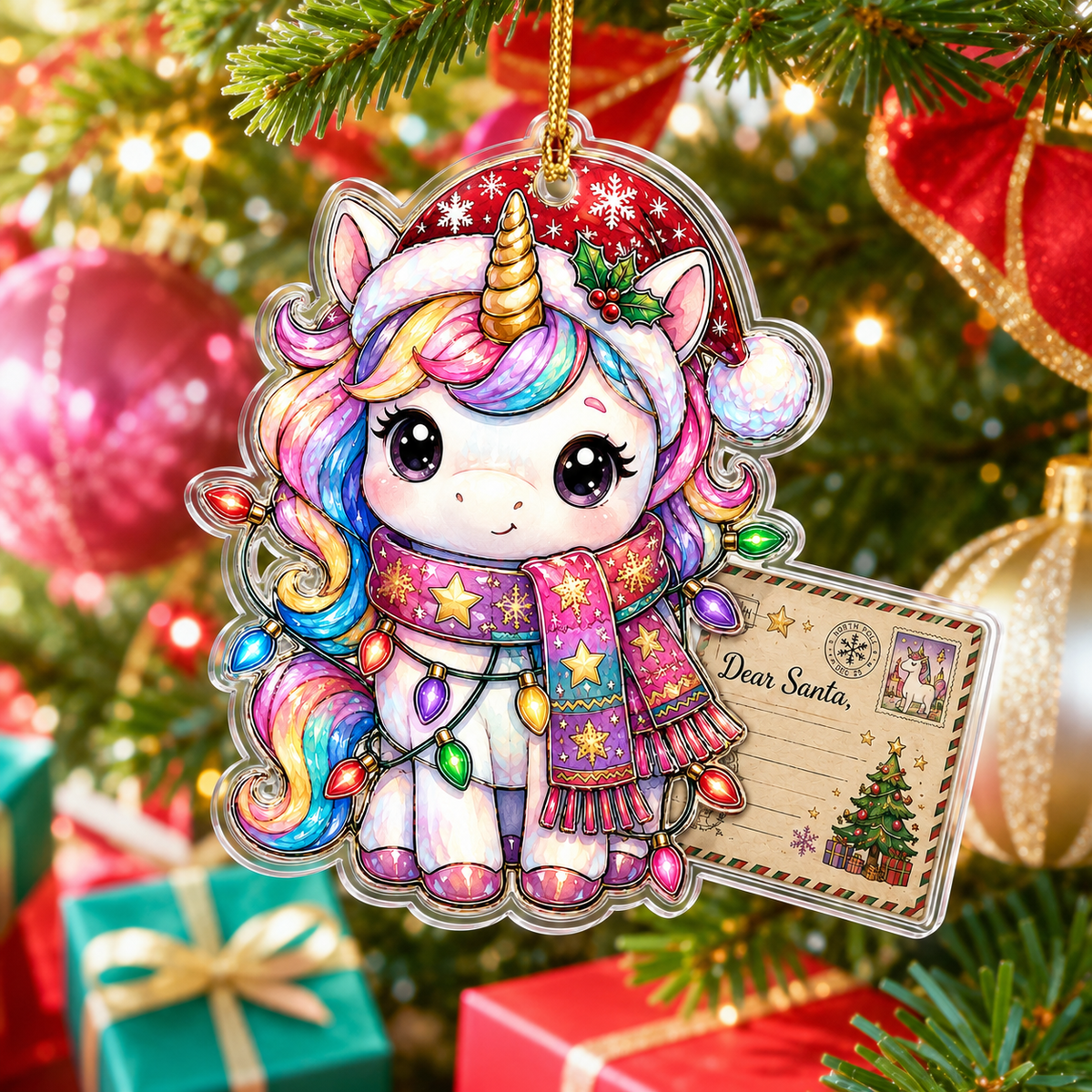 Animal With Christmas Led Unicorn