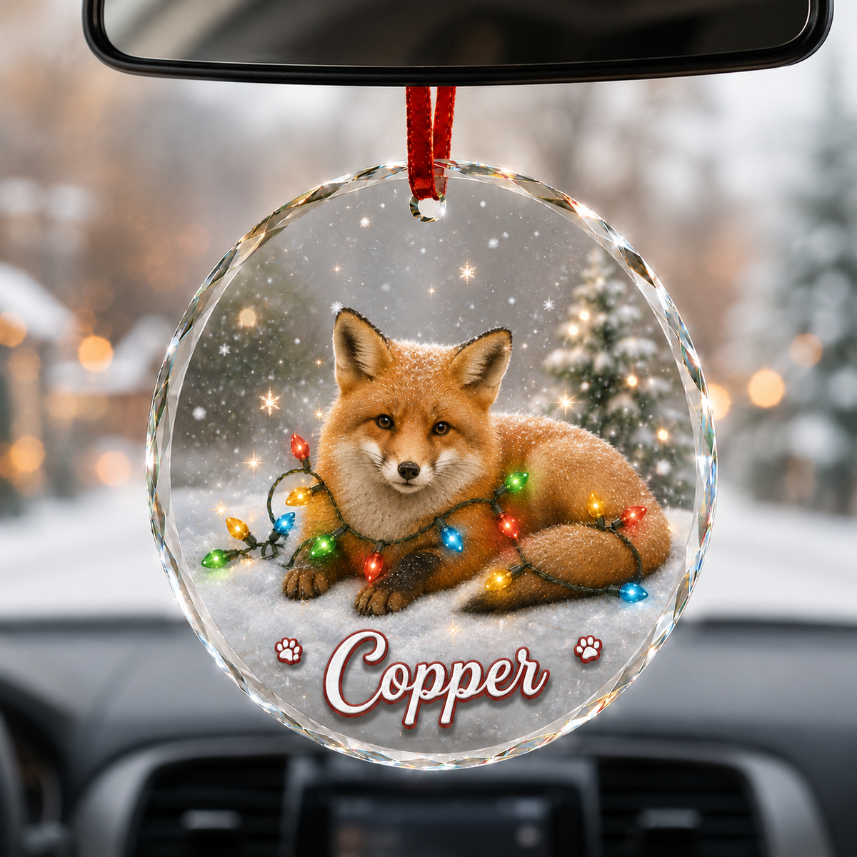 Glass Animal Led Light Fox