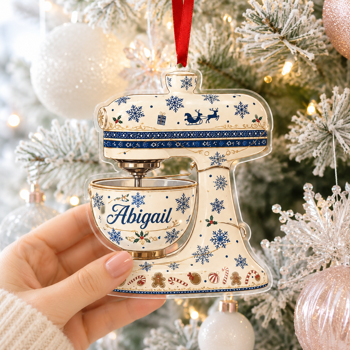 Personalized Kitchen Utensils Acrylic Pottery Dough Mixer