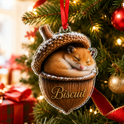 Animal Tree Decor Acrylic Hamster