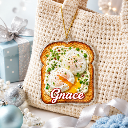 Breakfast Custom Name Poached Eggs on Toast Acrylic