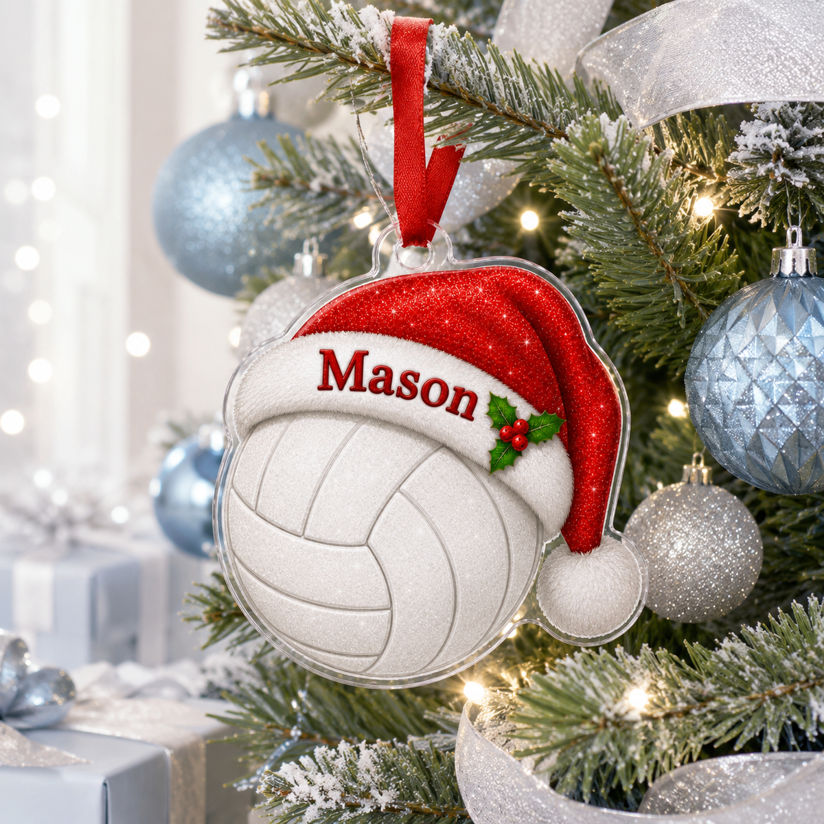 Sport Custome Name Acrylic Volleyball