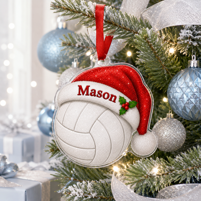 Sport Custome Name Acrylic Volleyball