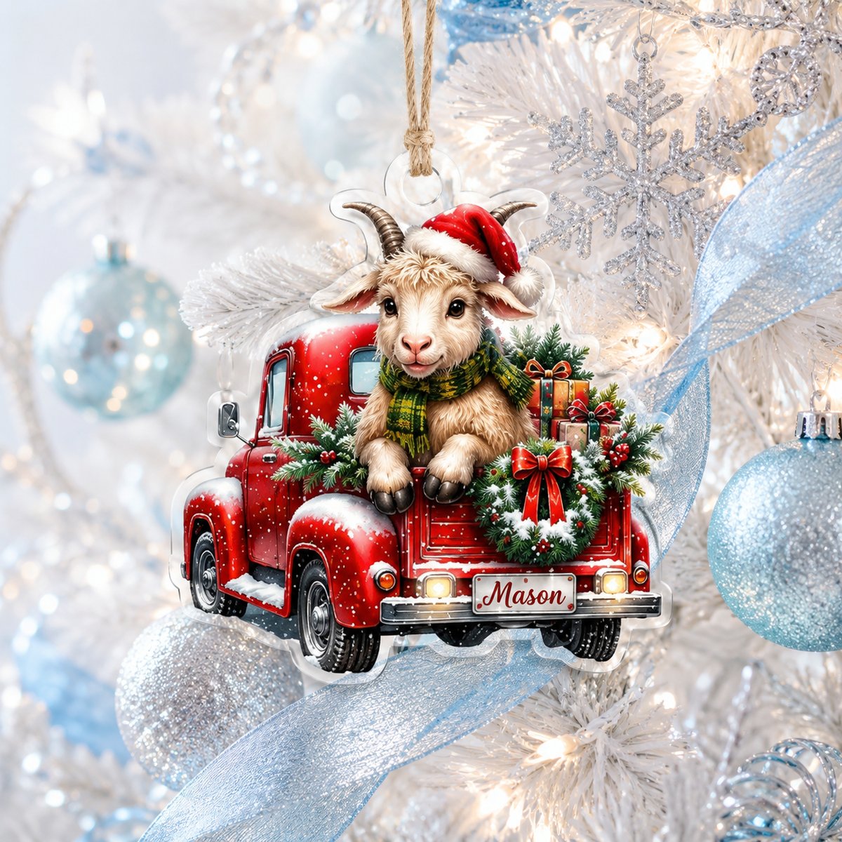 Christmas Farm Goat