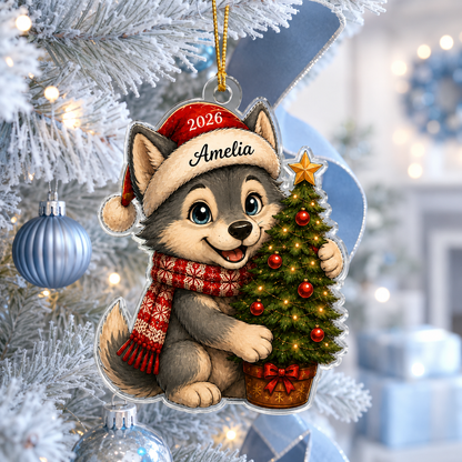 Animal Chrismas Wolf