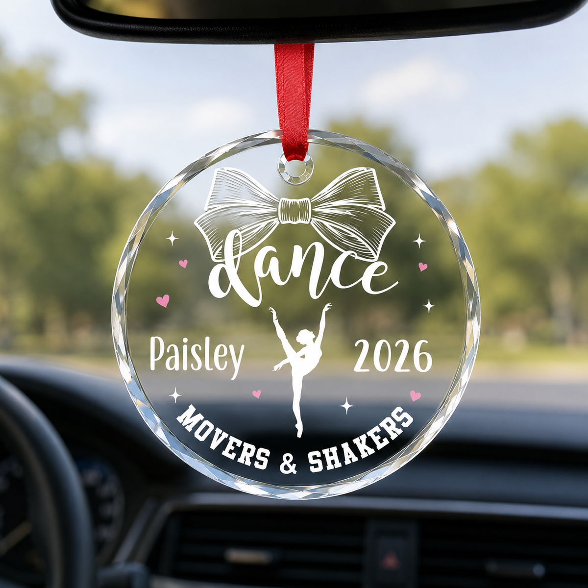 Personalized Dancing Glass Mover Shaker