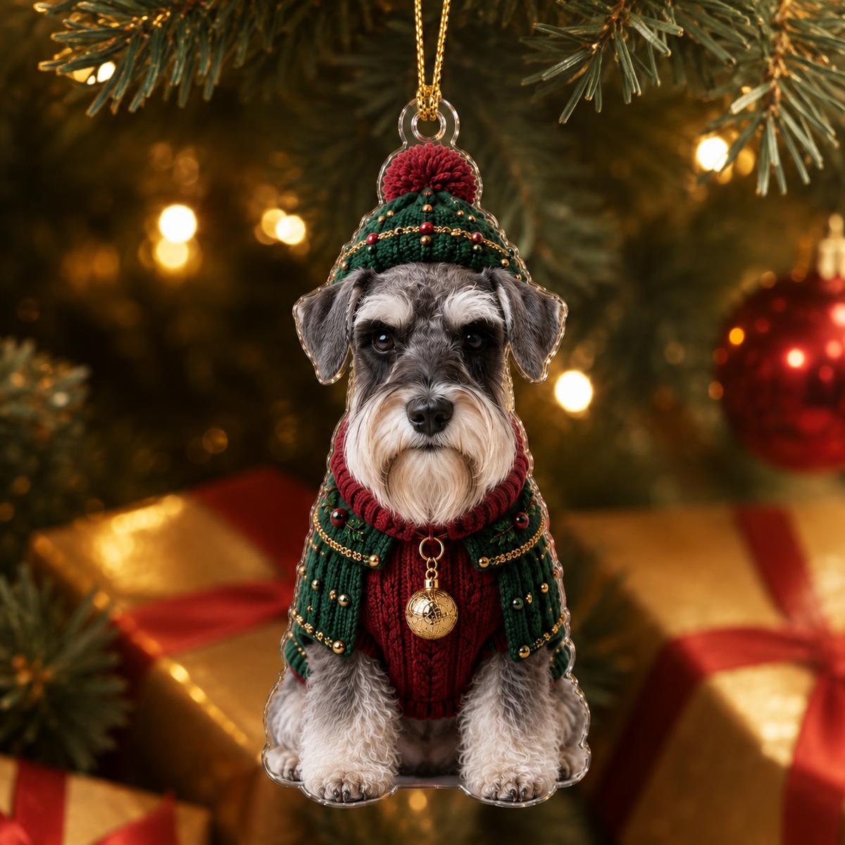 Dog Chrismast With Noel Sweater Snauchzer