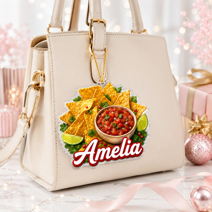 Breakfast Custom Name Tortilla Chips Acrylic