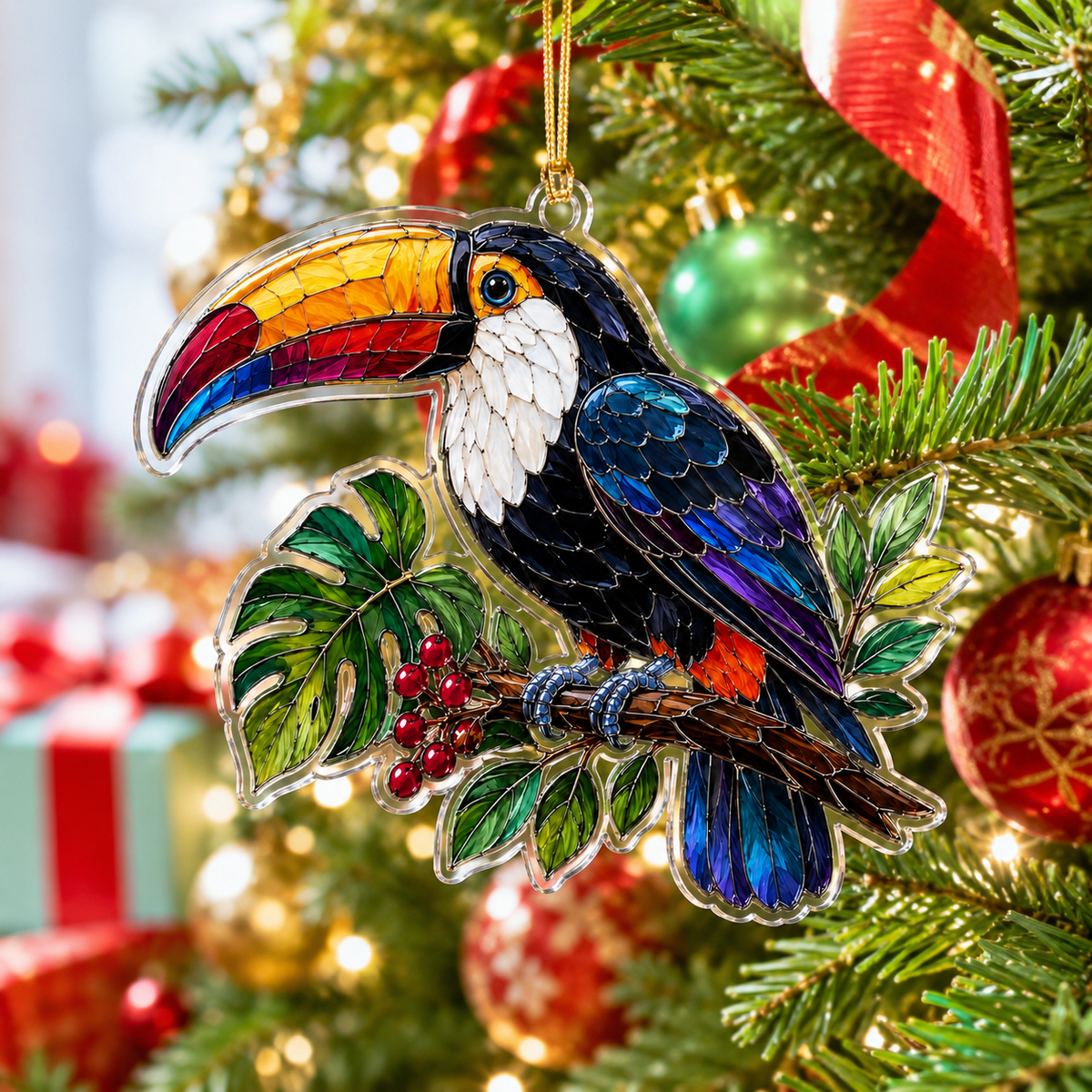 Bird With Flower Toucan