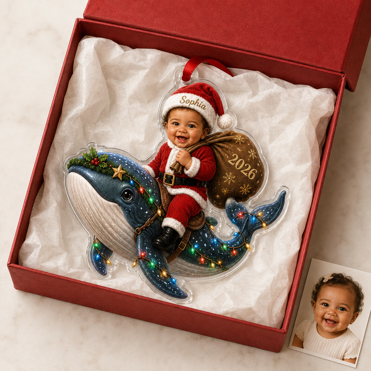 Custom Photo Baby Animal Whale