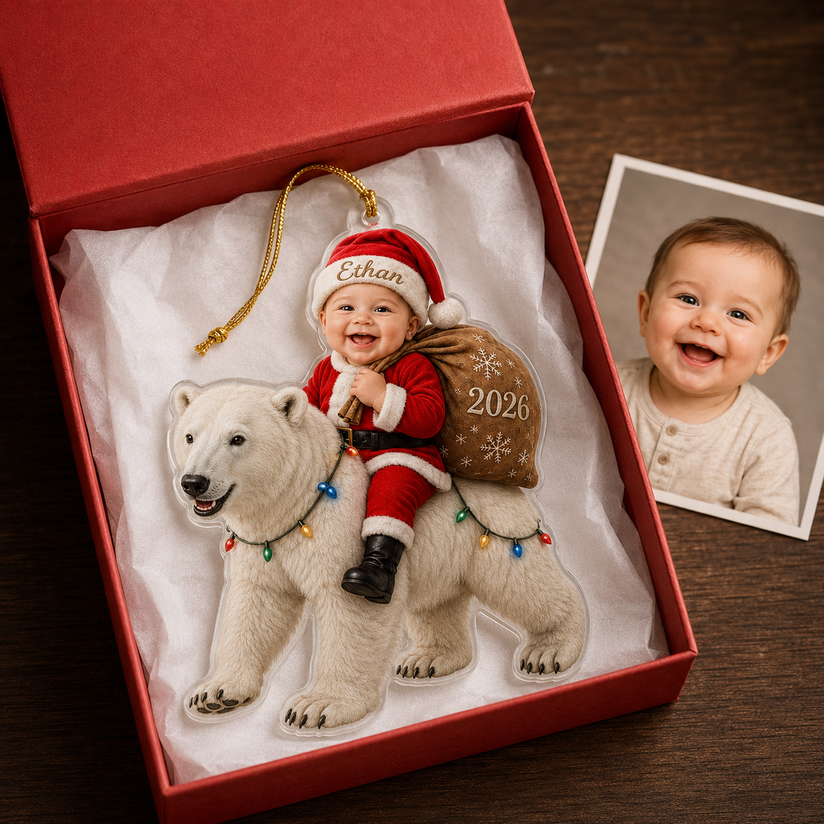 Custom Photo Baby Animal Polar Bear