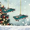 Personalized Billiards Ornament 2025, Billiards Christmas Ornaments N15