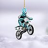 Personalized Dirt Bike Christmas Ornaments 2025 Custom Motocross Ornament Dirt bike Christmas Ornament N41