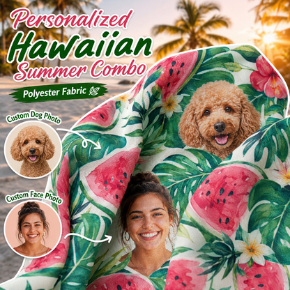 Personalized Hawaiian Shirt With Custom Dog Photo, Pet Parent Summer Gift THUC99