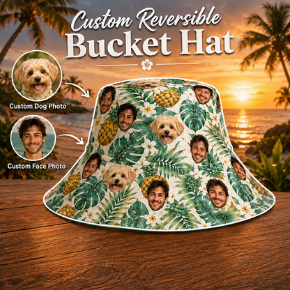 Personalized Dog Hawaiian Shirt, Custom Pet Photo Beach Shirt, Tropical Dog Lover Gift THUC99