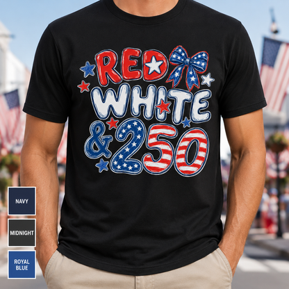 250 Years of America T-Shirt, USA Semiquincentennial Gift Tee THUC99