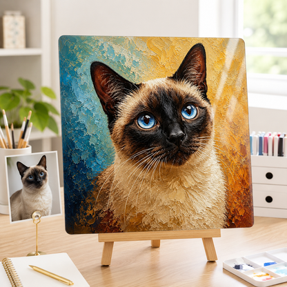 Custom Pet Portrait Metal Print – Personalized Dog Wall Art From Photo Gift For Pet Owner THUC99