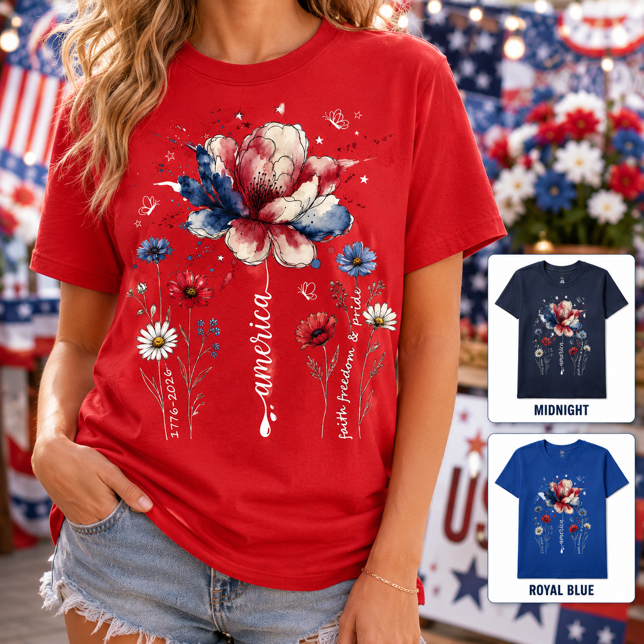 USA 250 Years Patriotic Tee, American Heritage Anniversary Unisex T-Shirt THUC99