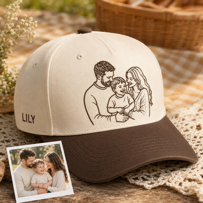 Custom Photo Dad Hat, Personalized Embroidered Cap, Custom Pet Face Hat, Dog Dad Gift, Cat Dad Gift, Father’s Day Gift For Dad THUC99