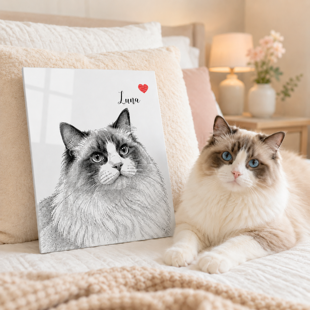 Custom Dog Metal Wall Art – Personalized Pet Portrait From Your Photo Gift For Dog Dad THUC99