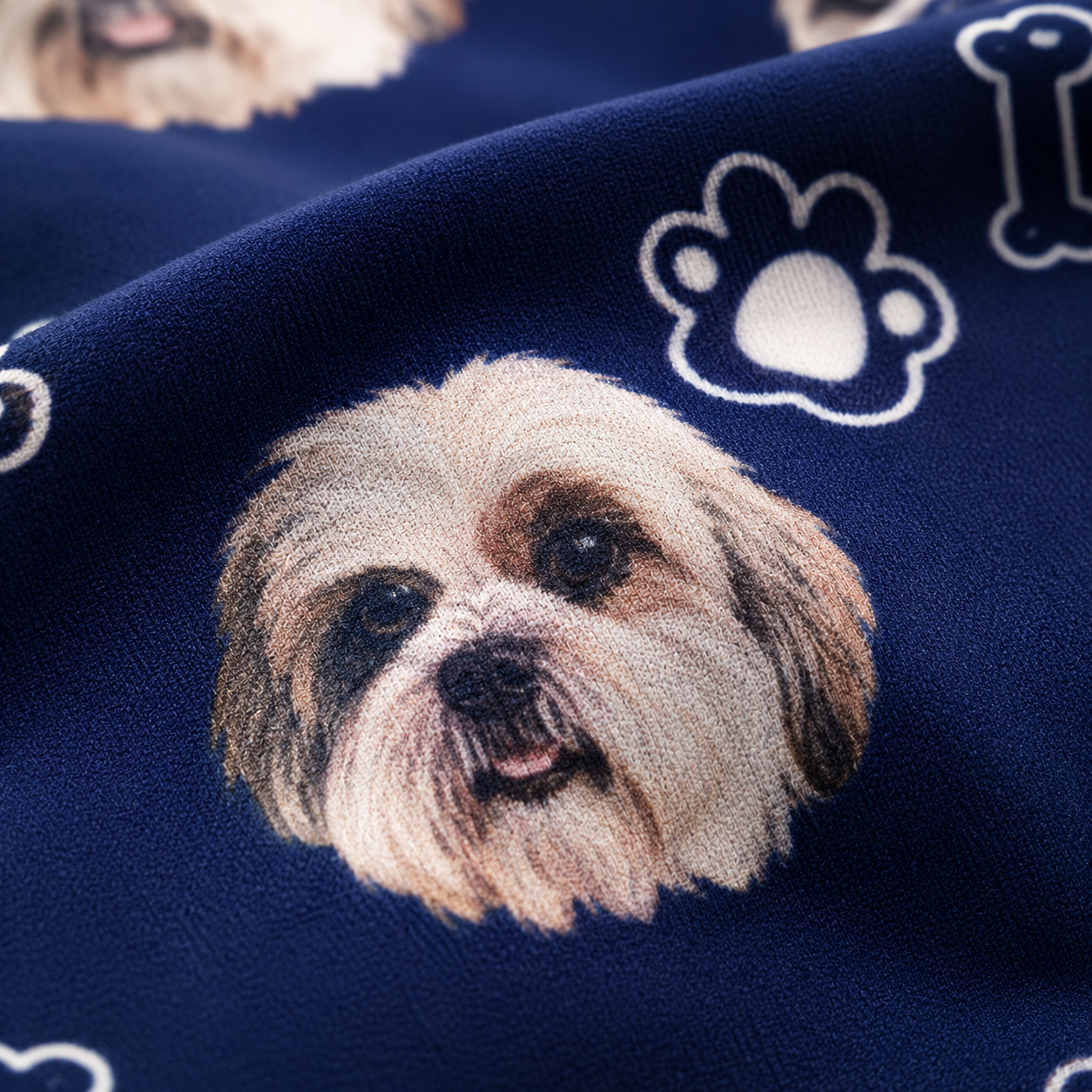 Custom Pet Portrait Pajama Set for Men and Women, Personalized Dog Lover Sleepwear Gift THUC99