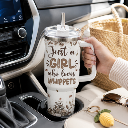 Custom Photo Dog 40oz Tumbler – Personalized Dog Picture Travel Cup for Pet Lovers THUC99