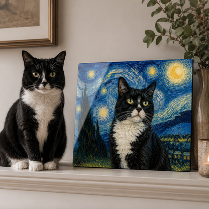 Custom Photo Dog Pet Metal Wall Art Print – Personalized Pet Portrait Gift For Dog THUC99