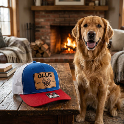 Custom Photo Dog With Name Trucker Hat – Personalized Dog Lover Hat | Gift For Dog THUC99