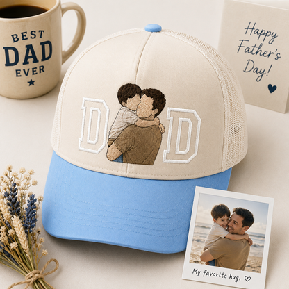 Custom Photo Dad Hat, Personalized Embroidered Cap, Dog Dad Hat, Father’s Day Gift For Dad THUC99