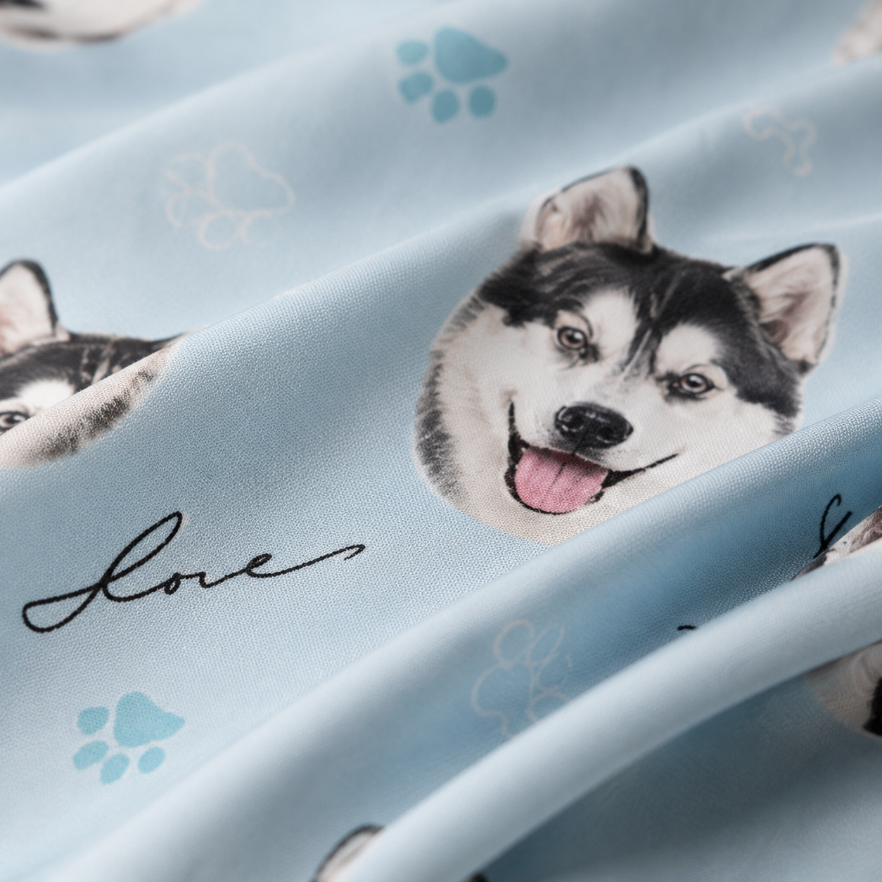 Custom Photo Dog Unisex Pajama Set, Personalized All Over Print Pet Lover Nightwear THUC99