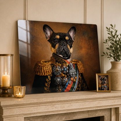 Personalized Pet Portrait Metal Print – Custom Dog Wall Art Gift For Pet Lover THUC99