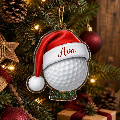 Christmas Sports 2026 Golf Acrylic